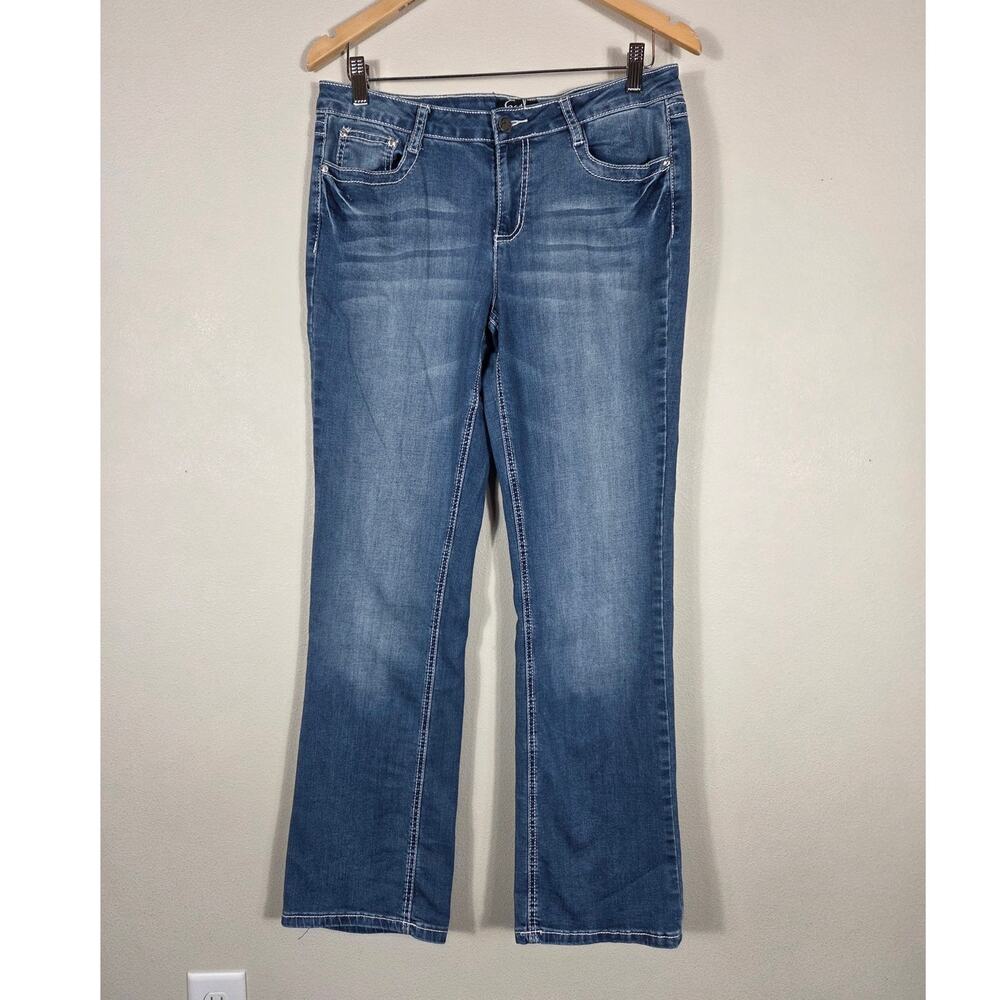 Earl Woman's Bootcut Denim Jeans Size 10 Western Casual